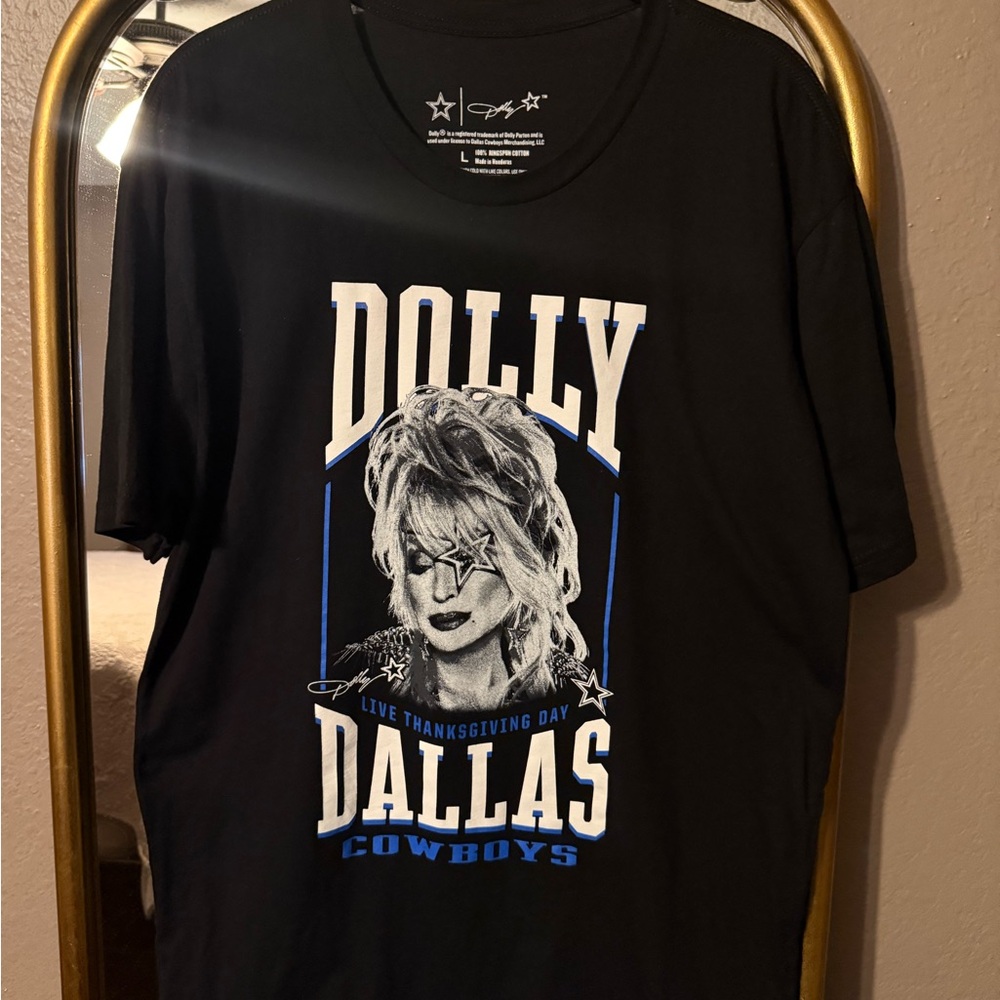 Dolly Dallas Cowboys Graphic Tee - Black